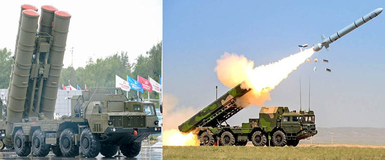 Пусковые ракетные установки капсульной схемы С-500 "Прометей" (Россия) и "Дунфэн-3" (Китай)